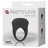 Anillo vibrador impermeable Pretty Love Bertram (negro)