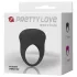 Pretty Love Bertram - anillo para pene vibrador impermeable - silicona negra