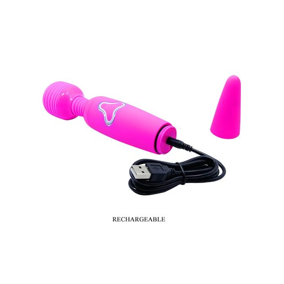 Pretty Love Wand - Recargable, masajeador vibrador (morado)