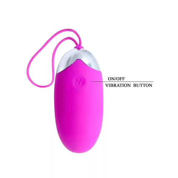 Pretty Love Berger - huevo vibrador recargable con mando - silicona rosa