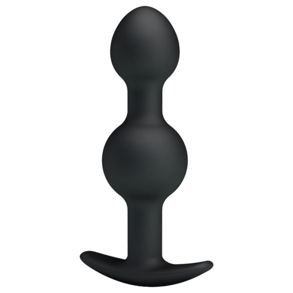 Pretty Love - dildo anal con bolas (negro)