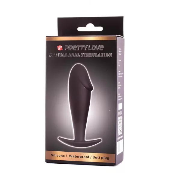 Pretty Love - plug anal - estimulación - silicona negra