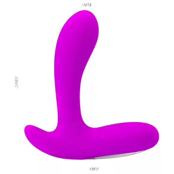 Pretty Love Backie - masajeador prostático vibrador - silicona rosa