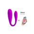 Pretty Love August: Vibrador G-punto y clítoris, inteligente y recargable (rosa)
