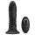 Pretty Love Magic Jinger - consolador anal vibrador con empuje - silicona negra