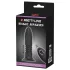 Pretty Love Magic Jinger - consolador anal vibrador con empuje - silicona negra