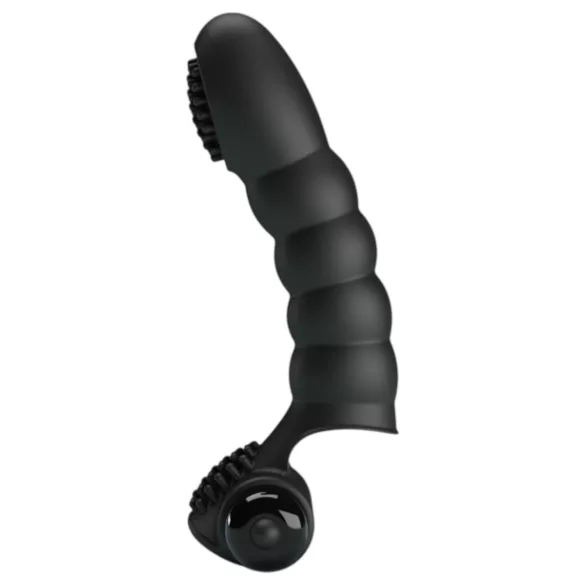 Pretty Love Alexander - vibrador de dedo estimulador - silicona negra
