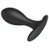 Pretty Love - plug anal inflable con bola interna - silicona negra
