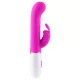 Pretty Love Centaur - vibrador con orejas de conejo y brazo para el clítoris y punto G (rosa)