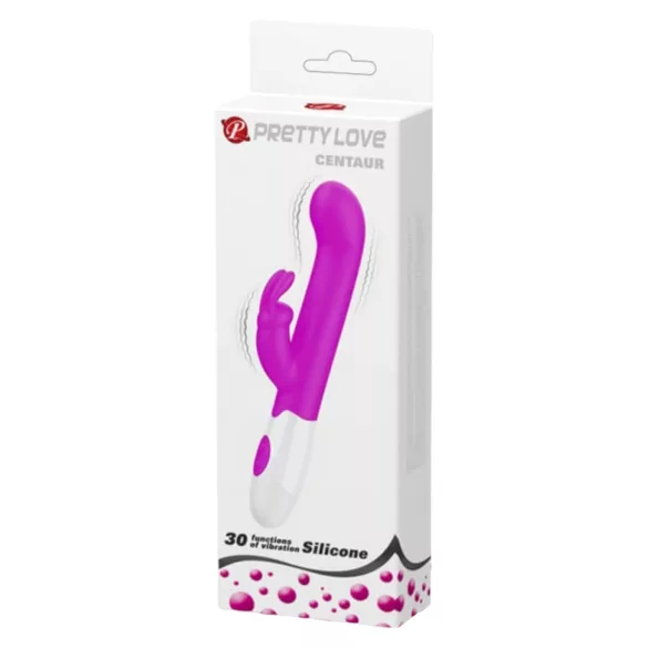 Pretty Love Centaur - vibrador con orejas de conejo y brazo para el clítoris y punto G (rosa)
