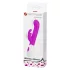 Pretty Love Centaur - vibrador con orejas de conejo y brazo para el clítoris y punto G (rosa)