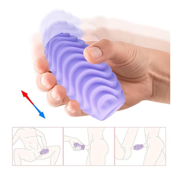 Pretty Love Romantic - huevo masturbador - texturizado - silicona lila