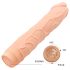 Baile Barbara - vibrador realista - 22,5 cm - color natural