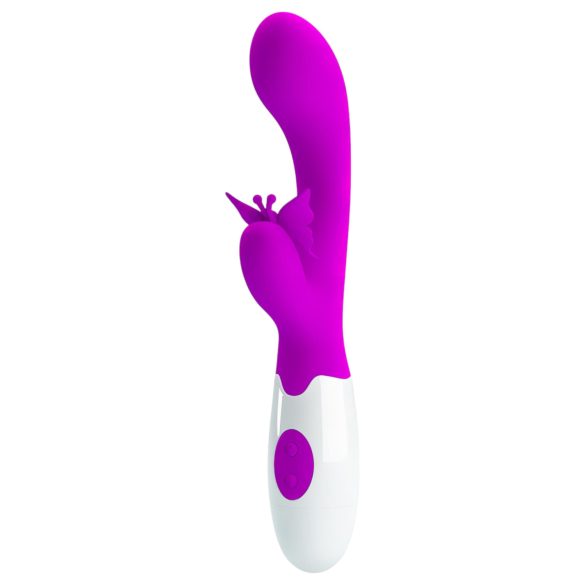 Pretty Love Butterfly Kiss - Vibrador con brazo rosa
