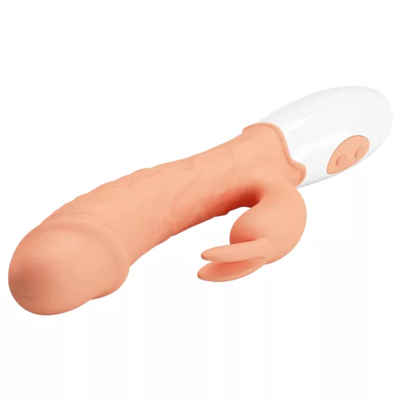 Pretty Love Easter Bunny - vibrador con estimulador de clítoris - color natural