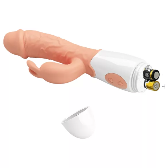 Pretty Love Easter Bunny - vibrador con estimulador de clítoris - color natural