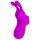 Pretty Love Bunny - vibrador para dedo conejito - silicona lila
