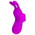 Pretty Love Bunny - vibrador para dedo conejito - silicona lila