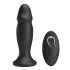 MR. PLAY - vibrador anal recargable con control remoto - silicona negra