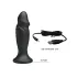 MR. PLAY - vibrador anal recargable con control remoto - silicona negra