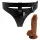 Pretty Love - arnés universal con consolador - 17 cm - negro