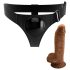 Arnés Pretty Love - universal con dildo de 17 cm (negro)