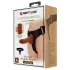 Pretty Love - arnés universal con consolador - 17 cm - negro