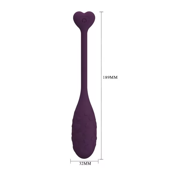 Pretty Love Fisherman - huevo vibrador inteligente (morado)