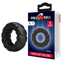   Crazy Bull - anillo para pene extra resistente - silicona negra