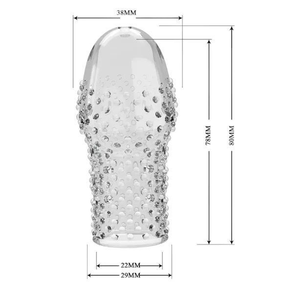 Pretty Love Becks - funda pene - transparente