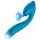 Vibeconnect - Vibrador resistente al agua para G-spot y clítoris (azul)