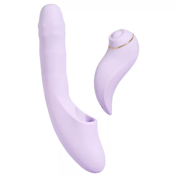 Svakom DuoGlow - Vibrador para punto G y clítoris controlado por app (morado)