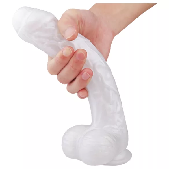Sex HD Martin - consolador realista con testículos y ventosa - color blanco
