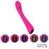 Vibrador G-punto en rosa - Sol de placer recargable