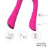 Vibrador G-punto en rosa - Sol de placer recargable