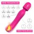 Sex HD Iris - Vibrador Masajeador Calentador 2 Motores (Rosa)