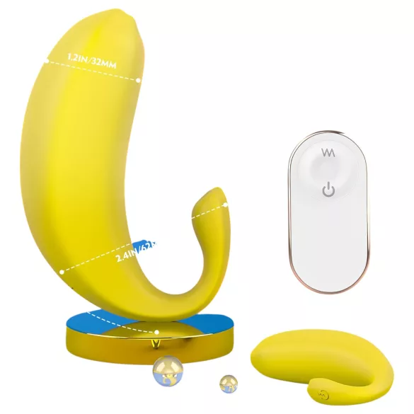 Sex HD - Huevo vibrador controlado por app (amarillo)