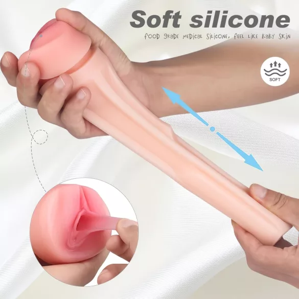 Sex HD Marcus - vagina artificial realista en estuche (negro-natural)
