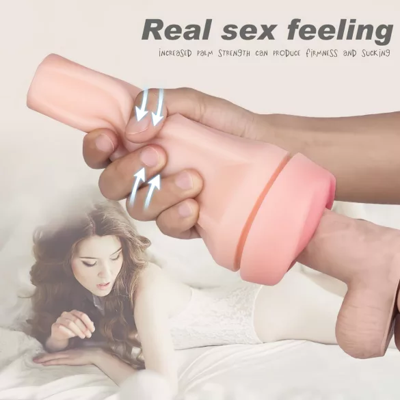 Sex HD Marcus - vagina artificial realista en estuche (negro-natural)