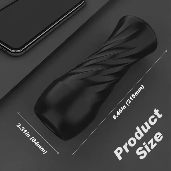 Sex HD Marcus - vagina artificial realista en estuche (negro-natural)