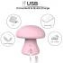 Magic Mushroom - vibrador recargable (rosa)