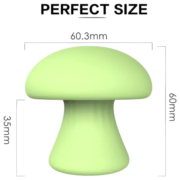Magic Mushroom - vibrador facial recargable (verde)