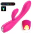Sex HD Muses - vibrador recargable impermeable con calor - silicona rosa