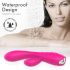 Vibrador térmico rosa recargable y resistente al agua Muses