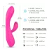 Sex HD Muses - vibrador recargable impermeable con calor - silicona rosa