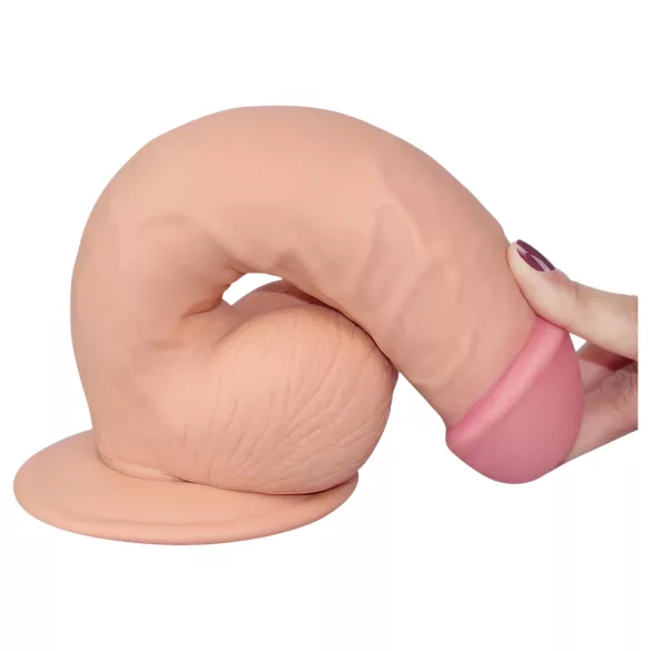 Lovetoy Ultra Soft - consolador realista flexible - 21,5 cm - color natural