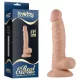 Real Extreme - dildo con ventosa y testículos para punto G - 19 cm (color natural)