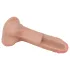 Lovetoy Nature Cock - dildo realista doble capa - 18 cm color natural