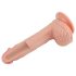 Dildo realista con ventosa Lovetoy - 21cm (natural)