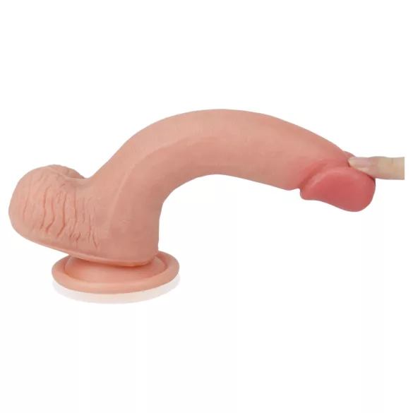 Lovetoy Nature Cock - consolador realista doble capa - 20cm - color piel